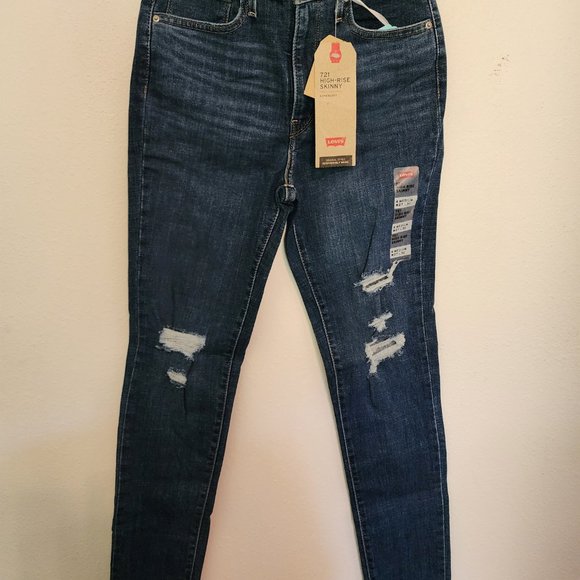Levi's Denim - NWT 721 Levi Jeans High Rise Skinny‎ Size 27x30